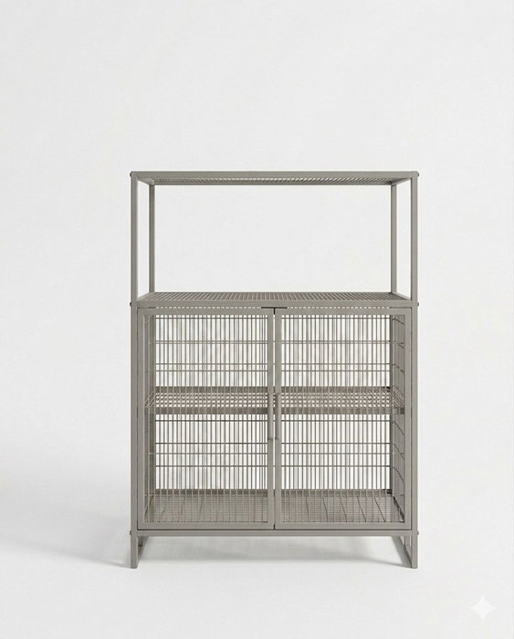 Hanah Home Kron Armario Multiusos Gris